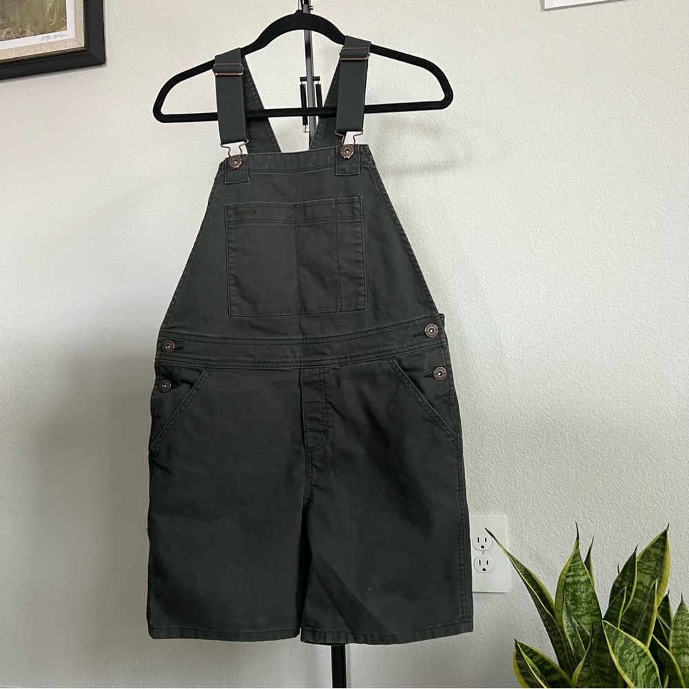 REI Co-op Grey Short Overalls Women Size 4